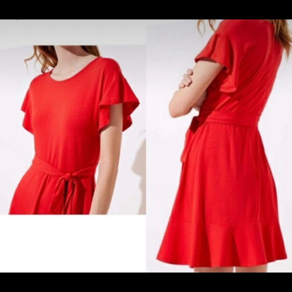 LOFT flutter dress NWOT